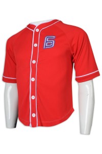 BU38 custom embroidery logo baseball shirt baseball shirt manufacturer
